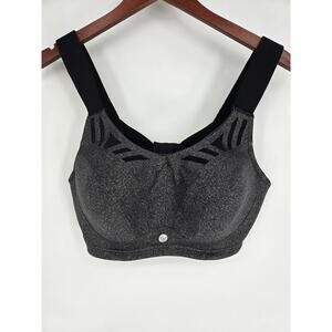 Livi Active Padded Molded Underwire Gray Sports Bra 40D
